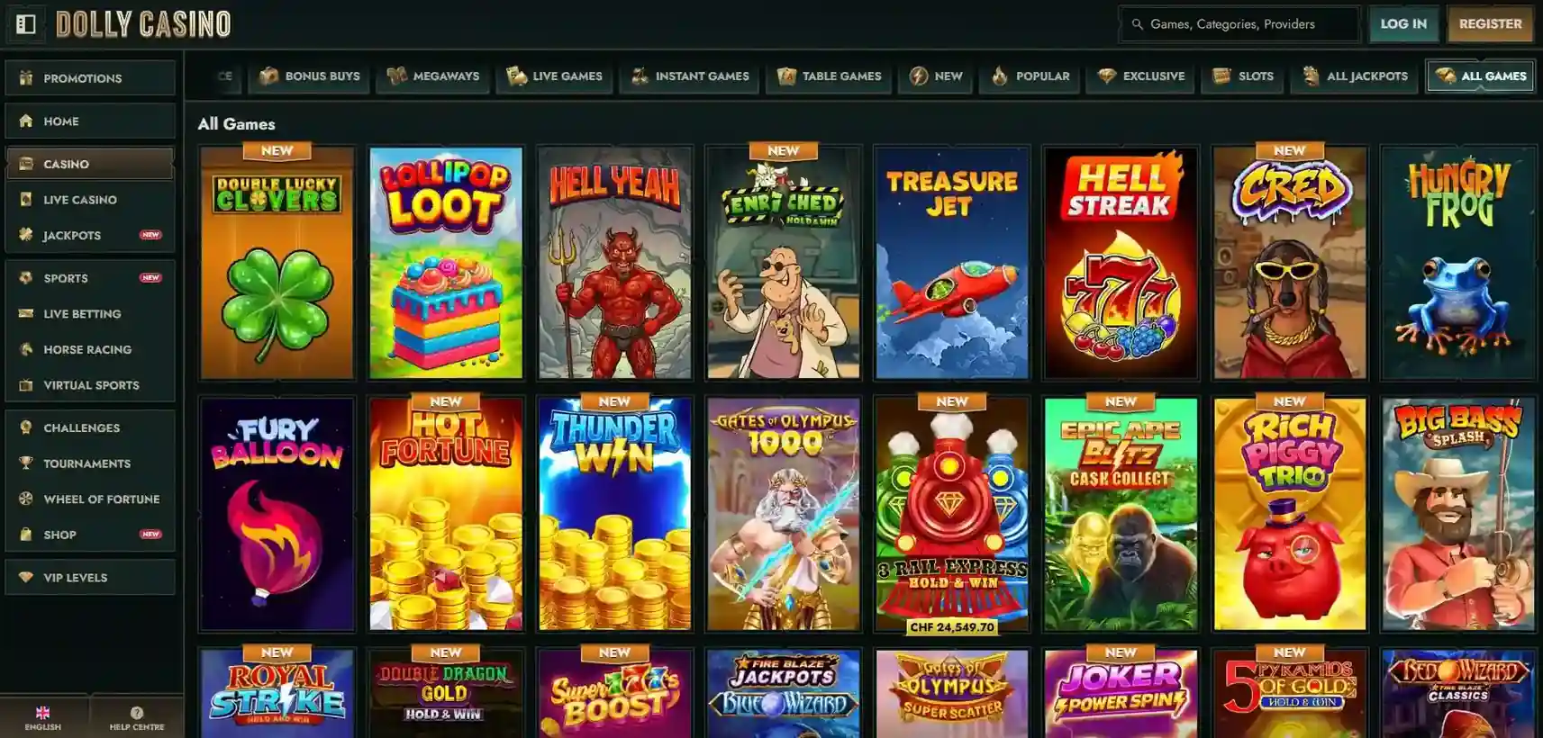 Dolly Casino Games and Pokies for Australian Players